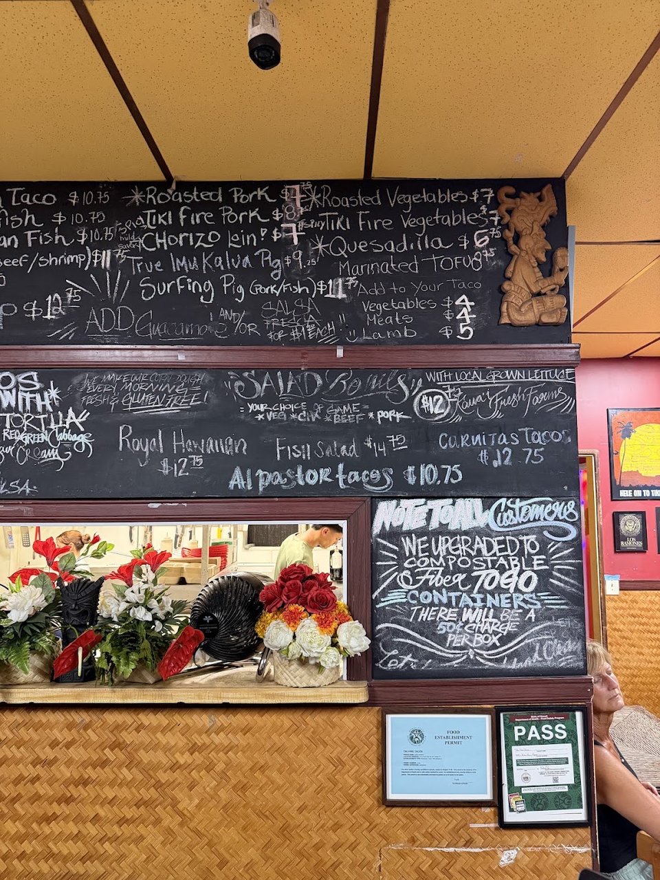 Mexican dishes arranged for a casual meal.